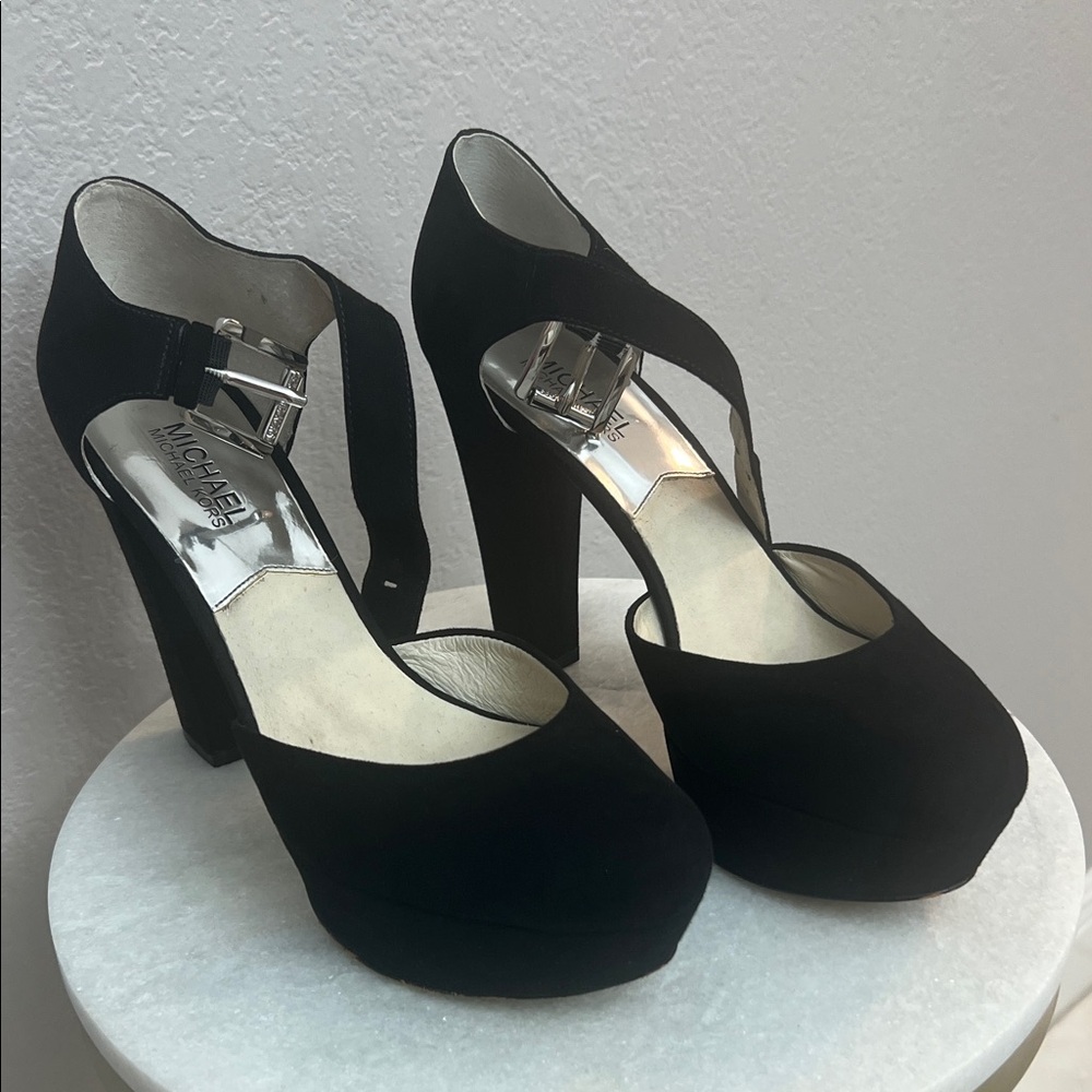 Michael Kors Black Platform Heels